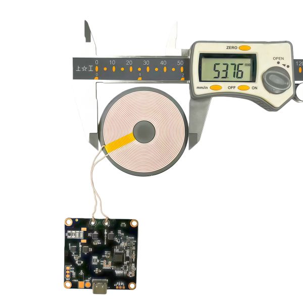 Car Voltage Isolated Fast Charging Transmitter Coil Wireless Charging Module with Wide Voltage Input and Foreign Object Detection