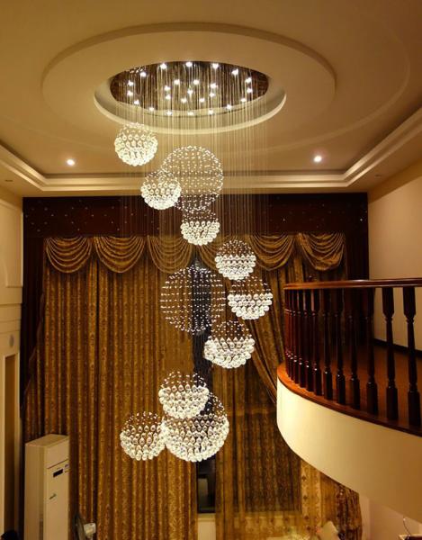 Modern Lustre Crystal Ball Design Chandelier Large Crystal Ball Chandelier(WH-NC-20)