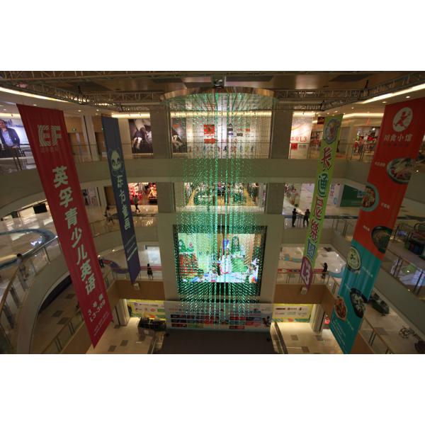 Экран 125mm занавеса СИД P100 мягкий прозрачный 3D-Dot