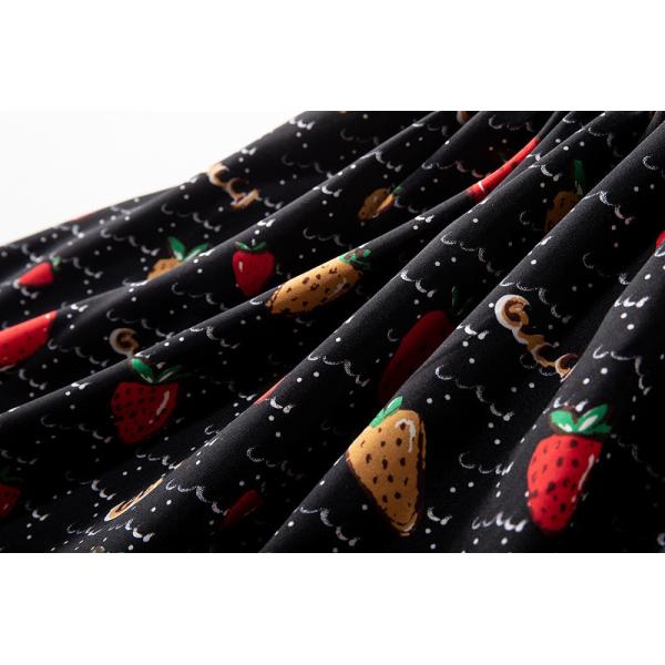 Summer Printed Flower Ruffle Princess Dress Frock Full Sleeve Pleated Retro Style