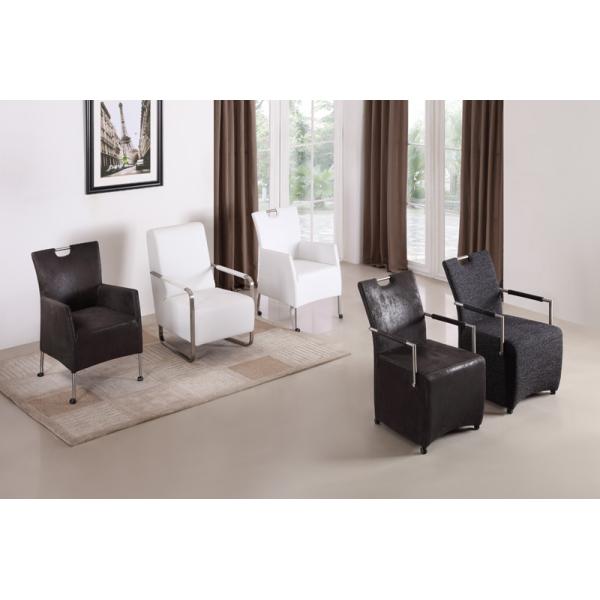 Современный кожаный мягкий кресло для рук легко поддерживается для гостиной DC-7271B