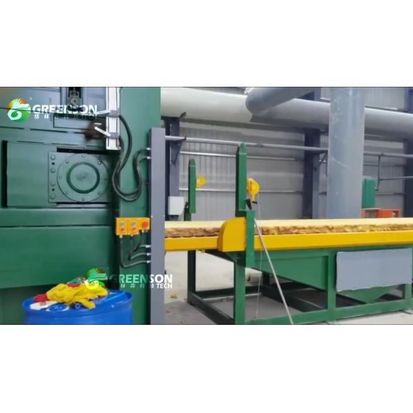 Línea de producción de tablero de lana mineral personalizable para tablero de ancho 1200-2400 mm y longitud de tablero ilimitada