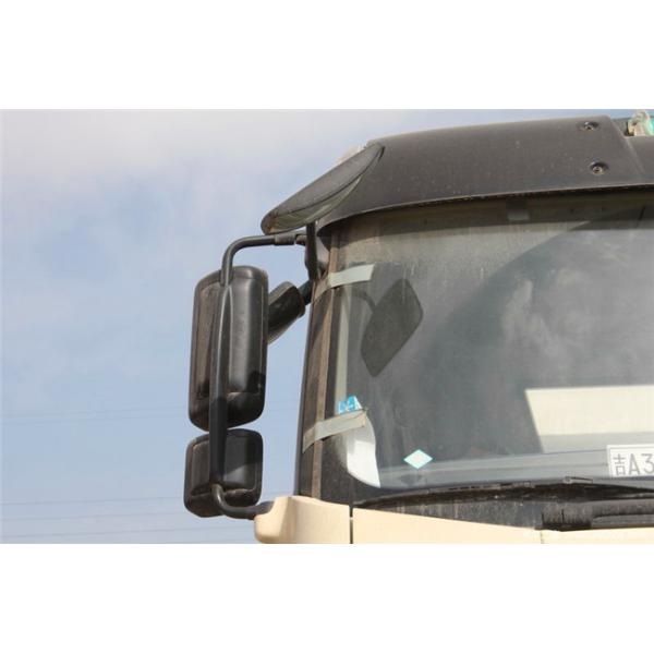 White Concrete Construction Equipment  , FAW J6P Self - Load Mobile Concrete Mixer 8 Cubic Meters