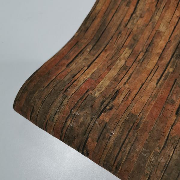 Vegano tropical Cork Fabric impreso de cuero de las flores