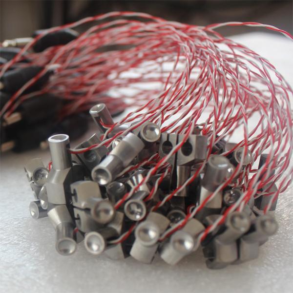 PA66 GF30 Hot Riveting Pulse Plastic Heat Staking Head With Hemispherical Formation