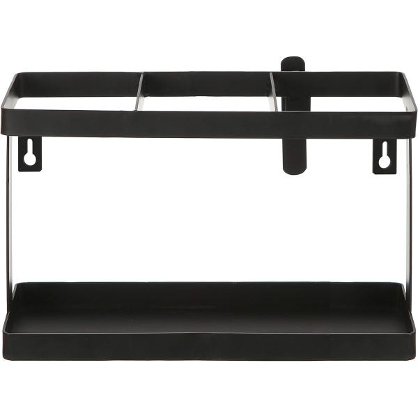 Удобный организатор стола для инструментов для стрижки волос Черный металлический настенный кассир