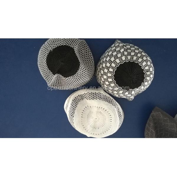 Jacquard Circular Warp Knitting Machine for Home Computerized Muslim Cap Knitting