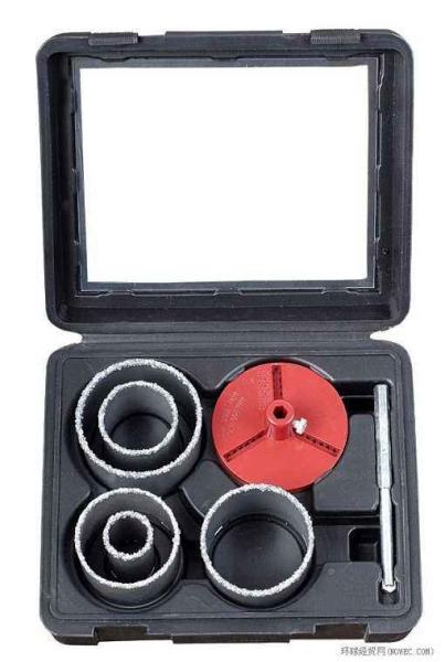 7pcs Tungsten Carbide Tipped Hole Saw Set for Marble Tile