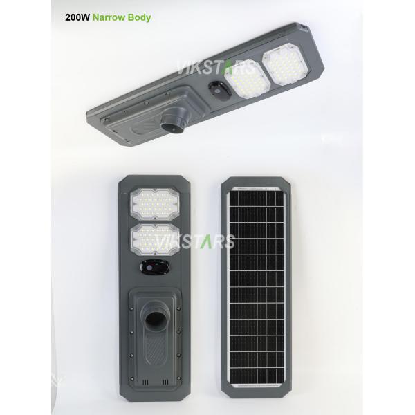Nuevo 100W 200W 300W 400W 500W All In One Aluminio Luz solar de calle para mayoristas