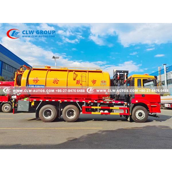 Высокое давление очистки сточных вод тележки вакуумной канализации Sanitaion 18CBM