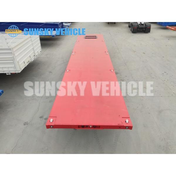 Tri-Axle Flatbed Trailer FLAT DECK TRAILER Tri-Axle Container Trailer