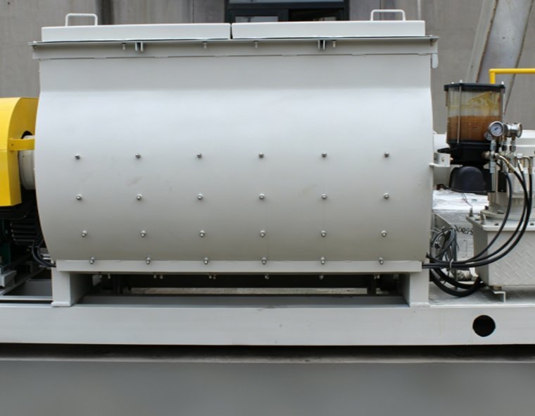 JS500 Horizontal Twin Shaft Concrete Mixing Equipment For Residential Construction