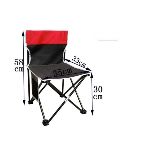 Outdoor Folding Beach Chair With Custom Printable Logo 600d Oxford Cloth Material