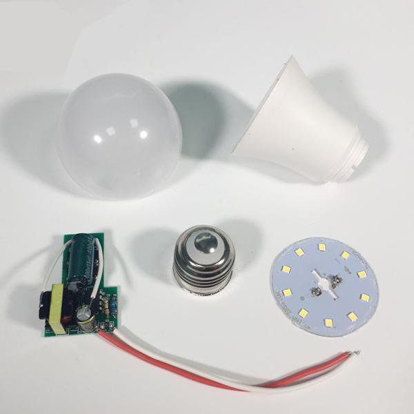 Skd Led Bulb A60 Housing Pc Cover 7W 9W 12W Led Chip Bulb Raw Materials Lumen 900LM 10%