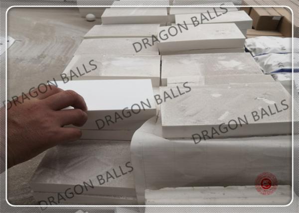 Custom 92% 95% Alumina Ceramic Lining High Temperature Bricks For Ball Grinder