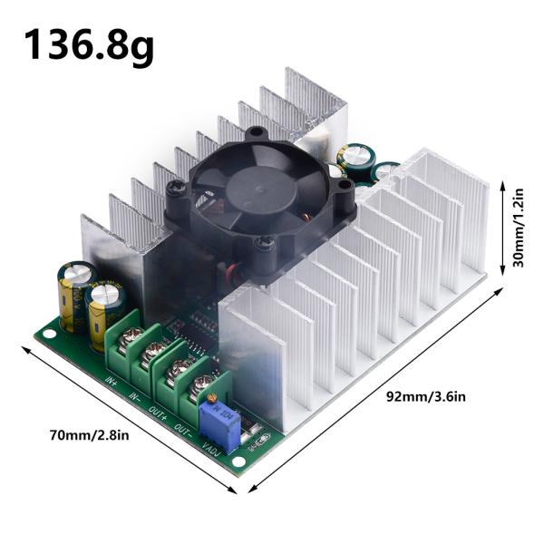 Adjustable 500W Step Down Module for Standard Mounting Type DC-DC CC CV Buck Converter