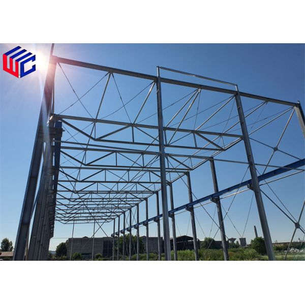 Industrial Galvanizing Steel Structural Fabrication 100x100 Metal Building
