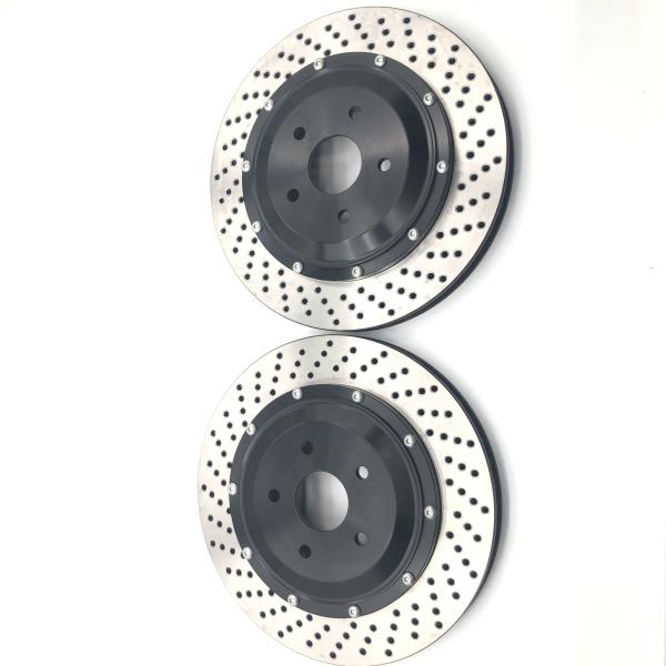 BMW Red Brake Caliper Covers For 355x32mm Disc Drilled Slot
