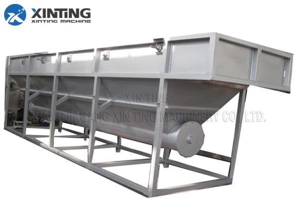 300kg / Hr Plastic Waste Recycling Machine Hdpe Bottle Crushing Washing Dewatering