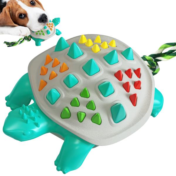 Manufacturers Sell Well Colorful Turtle Dog Cleaning Teeth Toy Pet Toys Dog Chew Toy