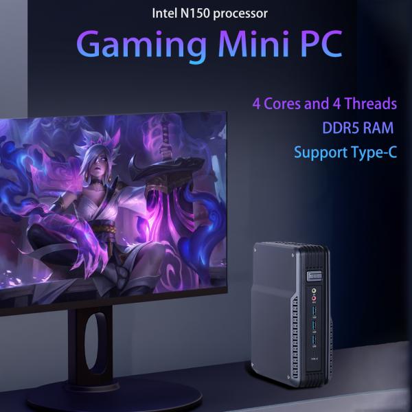Intel ADL-N & TWL N150 Gaming PC With Dual LAN DDR5 16GB RAM
