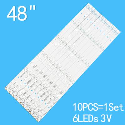Aplicável ao LED Hisense de 48 polegadas 48EC280JD LED48EC290N Light Strip HE48LMZLT34A19105647