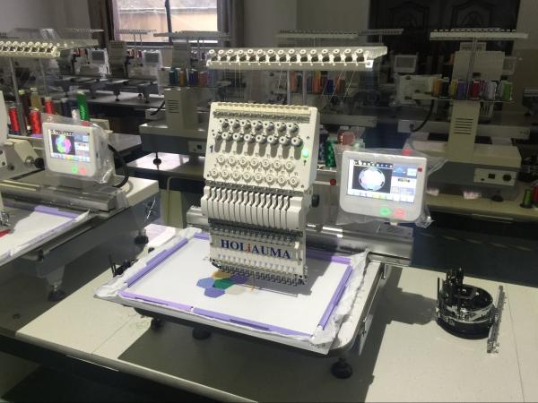 High quality used embroidery machine one head similar to tajima embroidery machine