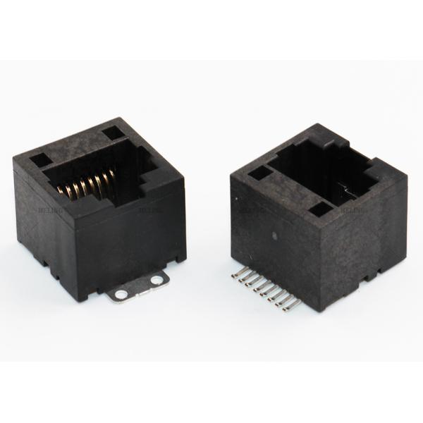 Черная расквартировывая раковина вертикального соединителя РДЖ45 не- защищая для эпицентров деятельности/маршрутизатора