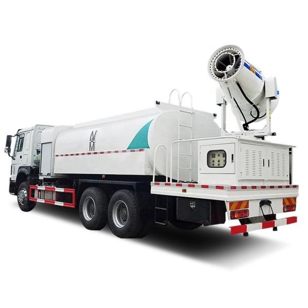 SINOTRUK 6x4 Mist Dust Sprayer Water Bowser , Truck Mounted Sprayer EURO 2