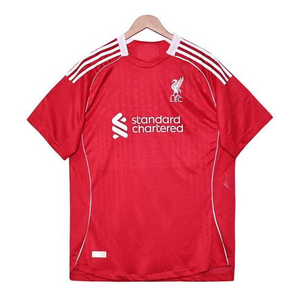 2025-2026 Liverpool Home Player Edition Jersey Grupo de apoyo Personalización
