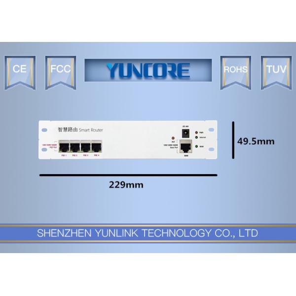 48V IEEE 802.3af Standard Smart Home Router PoE Out Web GUI Management