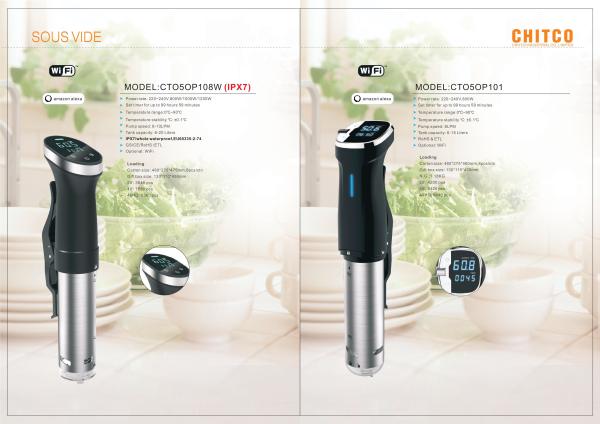 Sous Vide Immersion Circulator and  Slow Cooker GK-P108W