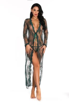 Le Babydoll voient par la robe de lingerie que la longue nuit ouvrent pur voient par la robe pure