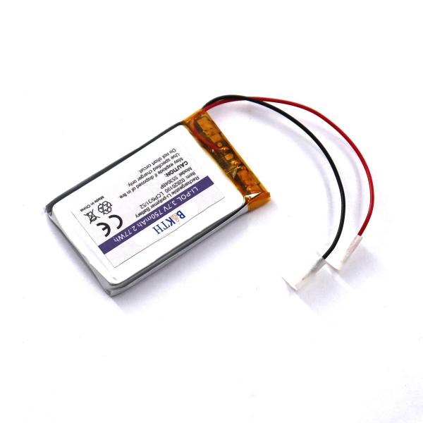 553048P-1S-2 3.7V 750mAh Battery Pack Lipo Li Ion Polymer Battery Pack