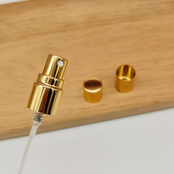 12mm 13mm Aluminum Perfume Sprayer Pump Atomizer Half Cap Screw For Glass Vial