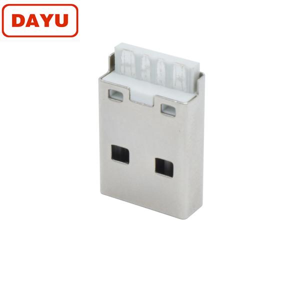 OEM 4 Pin Usb Connector , Type C Male Connector For Mobile & Computer