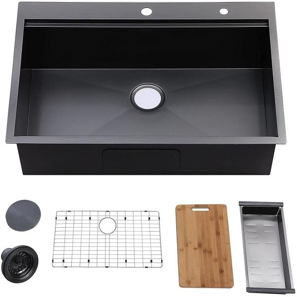 Кухня 33X19 сельского дома медленно двигает верхняя раковина рабочего места держателя