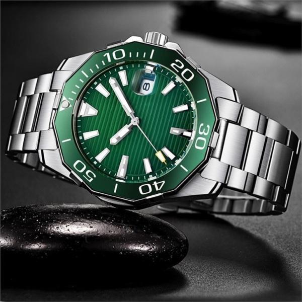47.6mm Dial Mens Mechanical Stainless Steel Watch ROHS