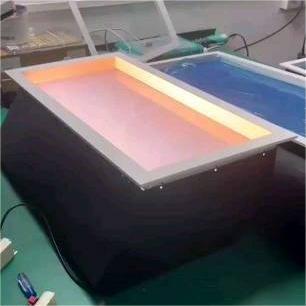 1200*600mm grande Luz de céu azul artificial para teto Luz solar lâmpadas de painel de céu luz de céu telhado