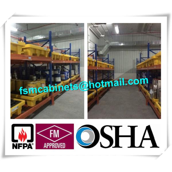 HDPE Chemical Spill Pallet Fire Resistant File Cabinet Leak Proof For 4 Drum