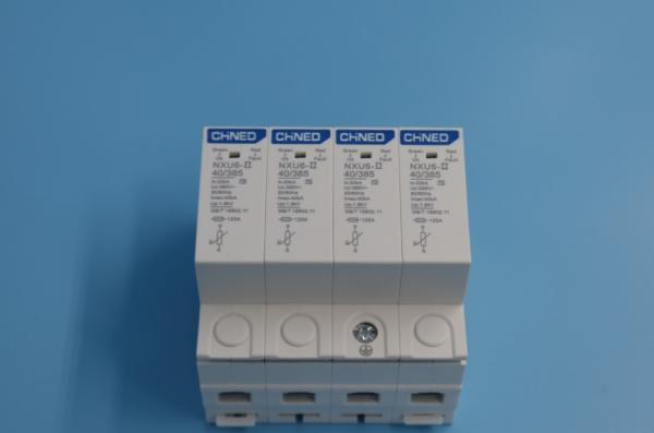 4 Pole Surge Protector T2 Class C Lightning Surge Protection Device