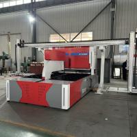 Centro de doblez del panel de la automatización con el doblador de descarga cargado del panel del CNC de la plataforma