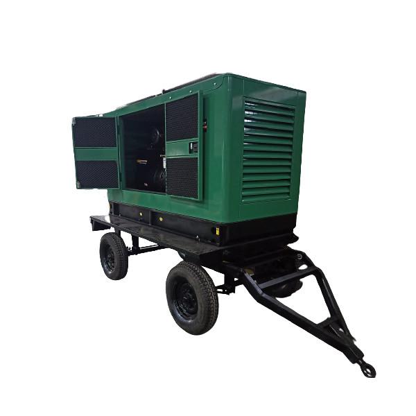 Mobile Trailer Type 32KVA Marine Diesel Generator Set 30kw 120/240 Volts