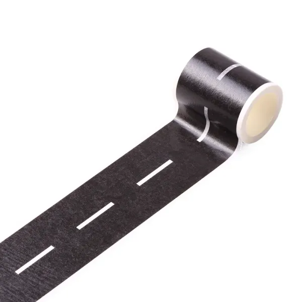 Kids Race Car Track Toy Heat-Resistant Paper Quick Sticker Stick to Walls and Flooring for Party or Train Sets