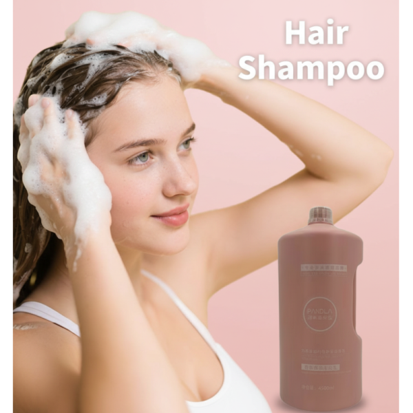 Manufacturer Wholesale Organic 4.5L Salon Hair Shampoo OEM Available Herbal Formula Gentle Cleansing and Moisturizing