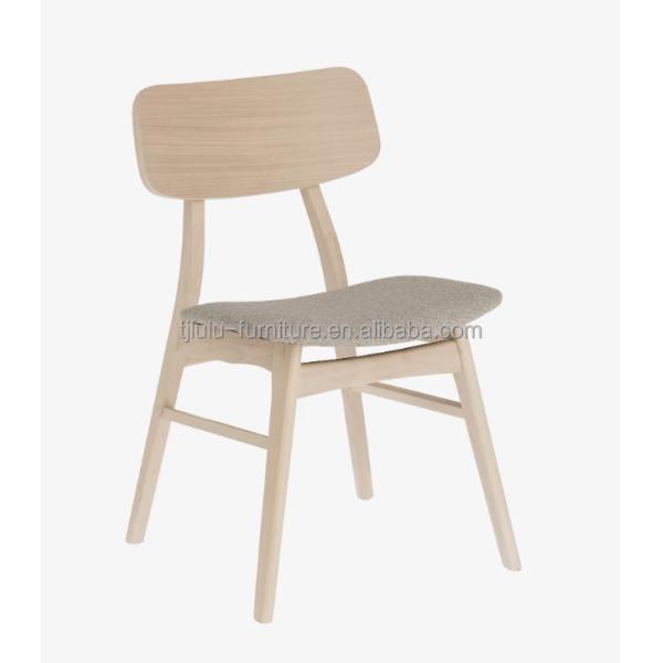 Customize Restaurant Hotel Upholstery Wooden Dining Chair in Sturdy Solid Wood Material and Modern Design