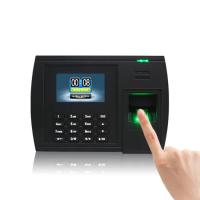Máquina biométrica do comparecimento do cartão de perfurador da impressão digital da tela de 3 polegadas