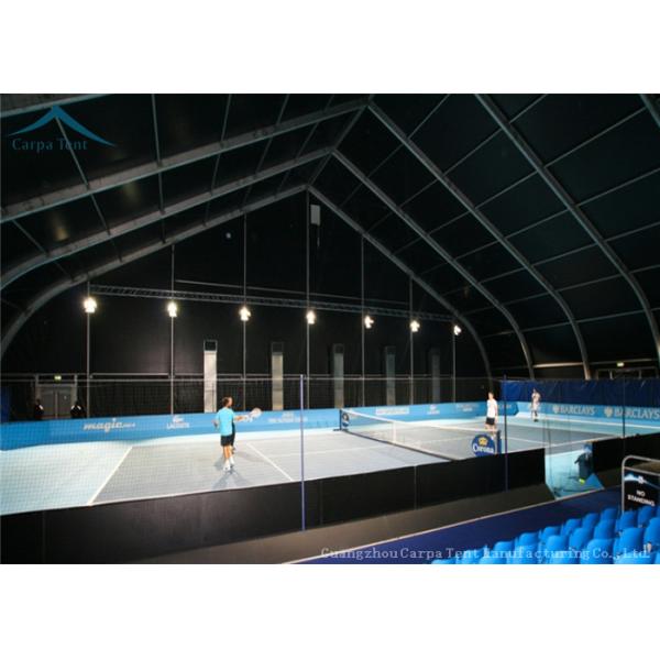 Aluminum PVC Fabric Outdoor Event Large Sports Tents With Curved Shape 30m By