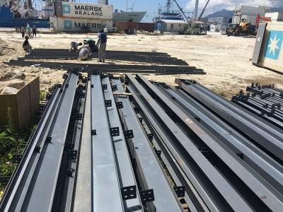 Corrugated Sheet Roof Quick Steel Buildings Industry Warehouse With Window