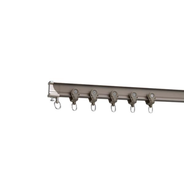 Ceiling Bendable Silent Curtain Track Curved For Shower Room